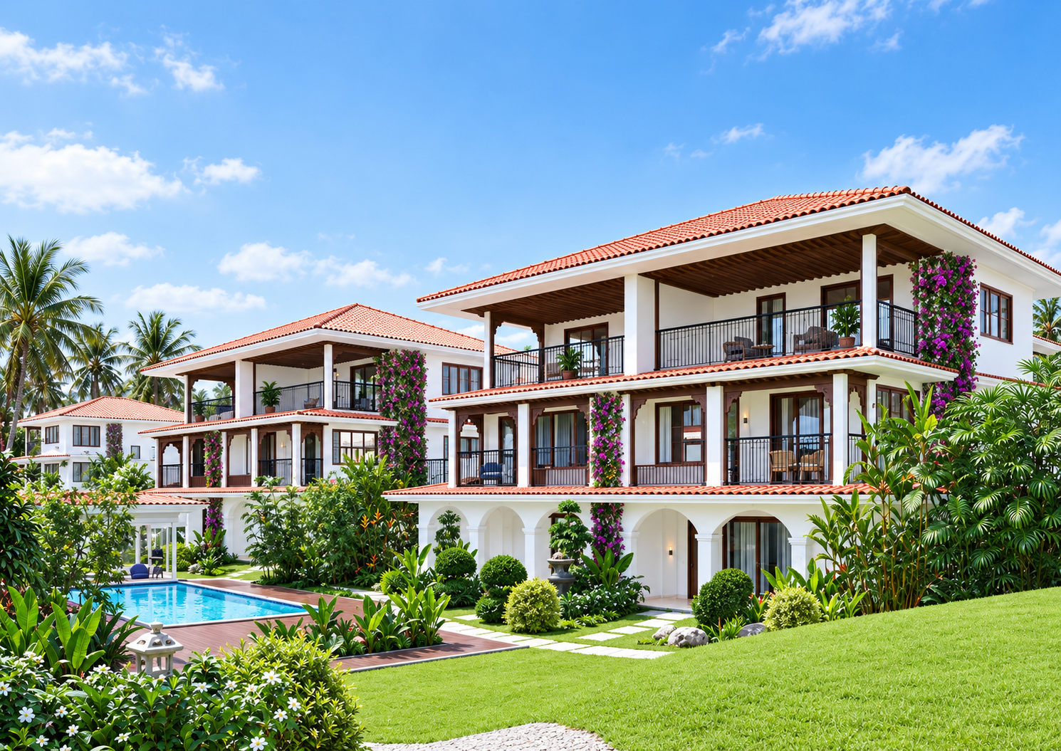 Pilerne Palisades Semi-Detached Villa Exterior
